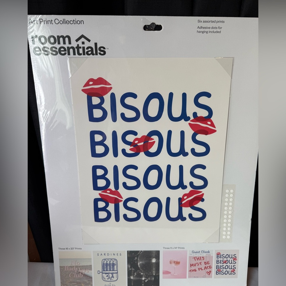 6 Piece Wall Art Print Collection 3-16”x30” & 3- 11”x14” Prints Included - NIP